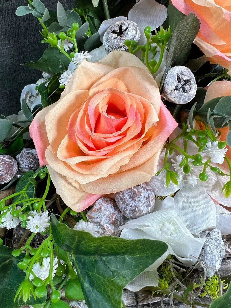 Grabgesteck Hortensie Seidenblumen – langlebiger Grabschmuck