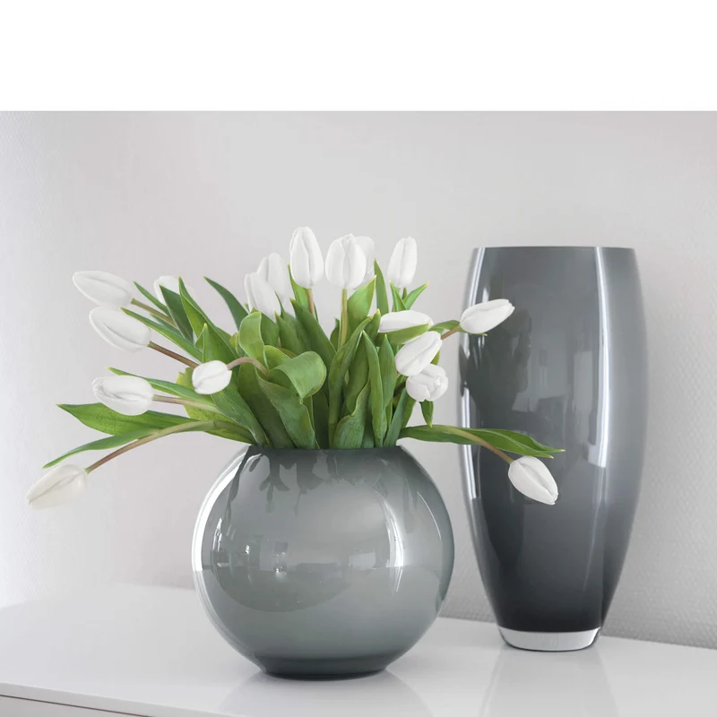 AFRICA Vase grau opal