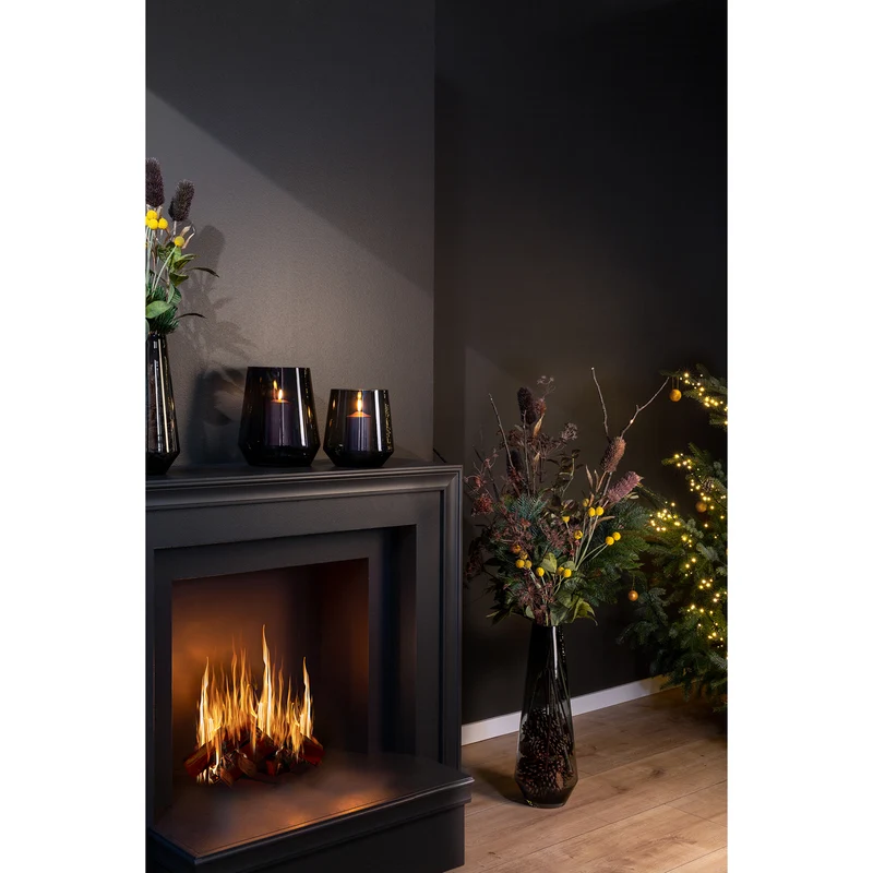 LINEA Vase grau