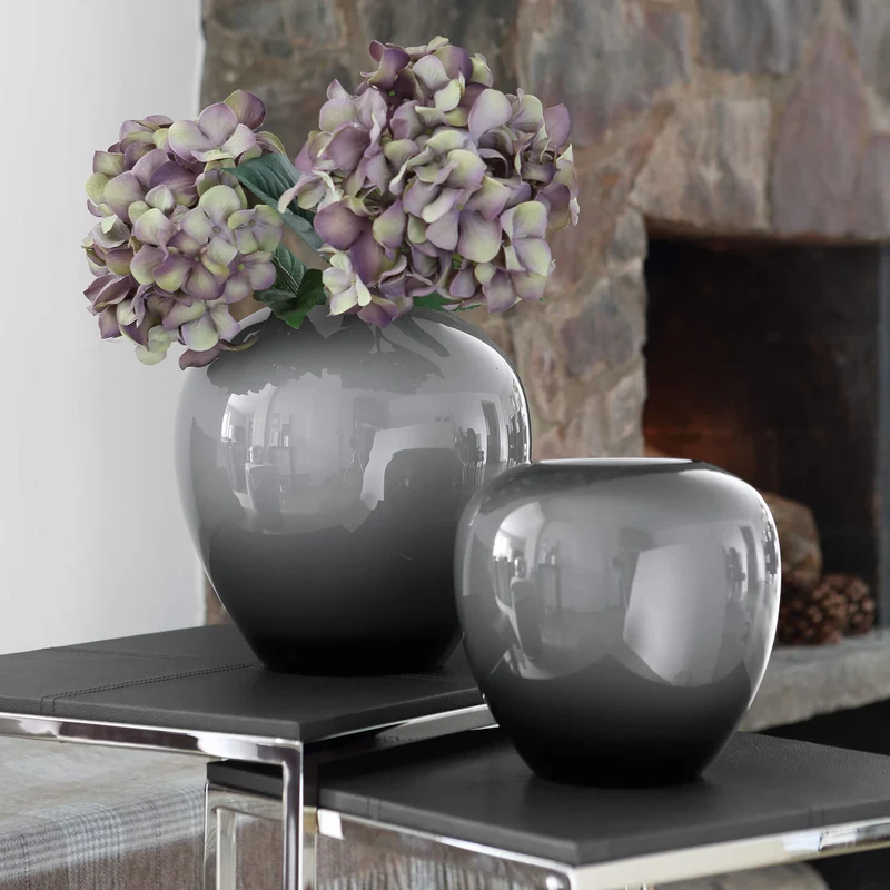 LOSONE Vase grau opal