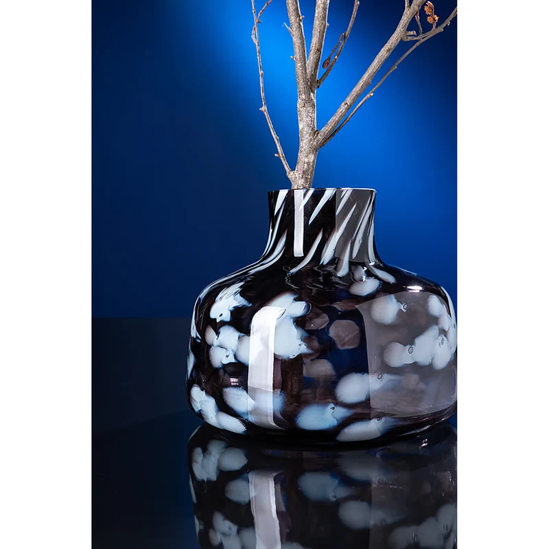 GOSY Glasvase weiß