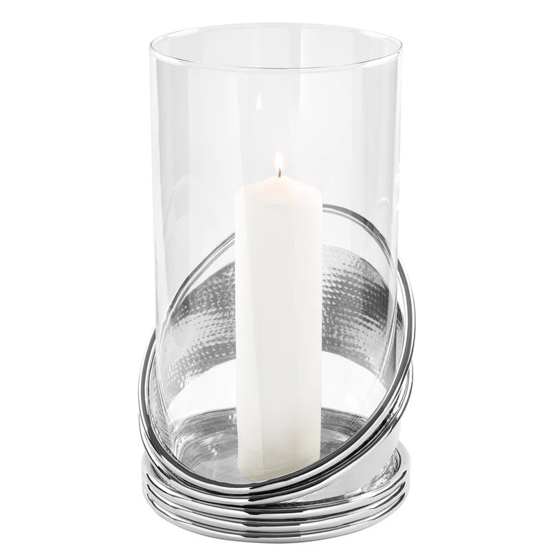 COLETTE Windlicht silberfarben
