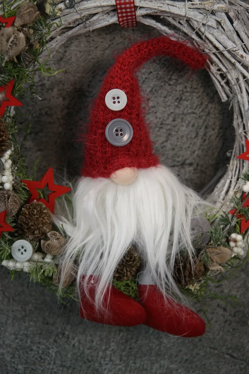 Türkranz Weihnachten Wichtel – Wunschfarbe Tanne langlebig