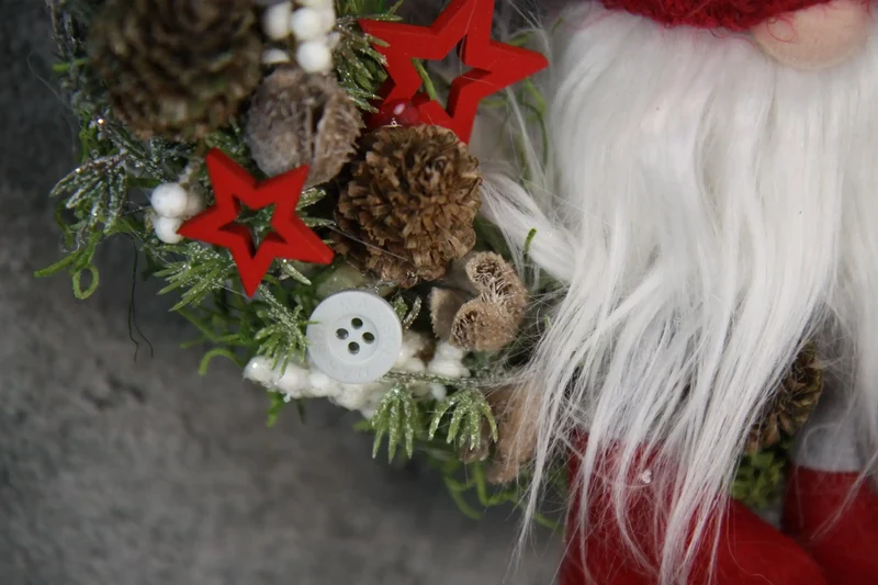 Türkranz Weihnachten Wichtel – Wunschfarbe Tanne langlebig