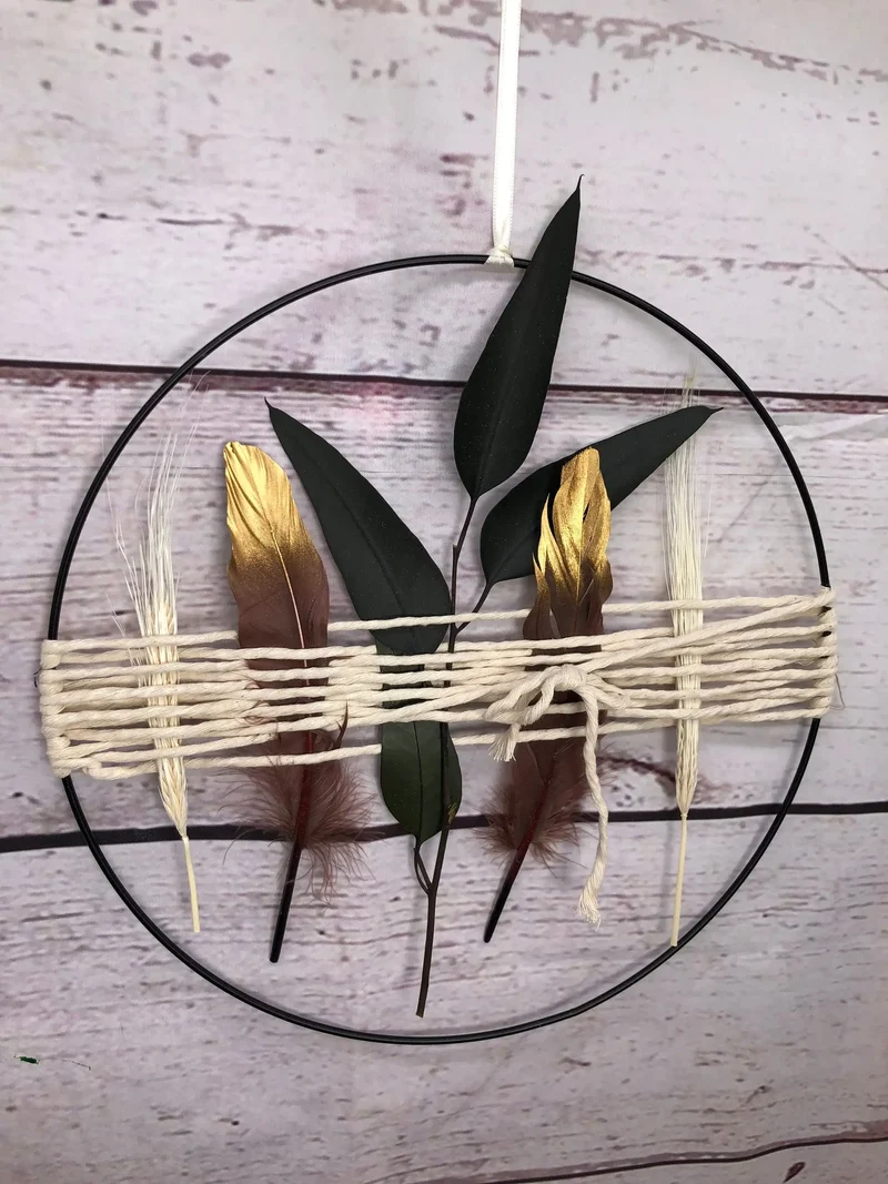 Trockenblumen Wandgirlande Eukalyptus – Fensterdeko langlebig – Wunsch