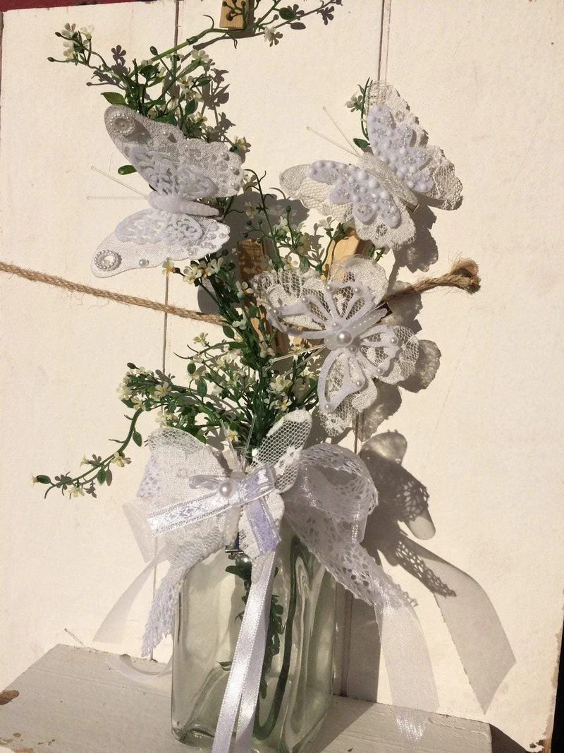 Seidenblumen Schmetterlinge – Deko Accessoire langlebig & stilvoll