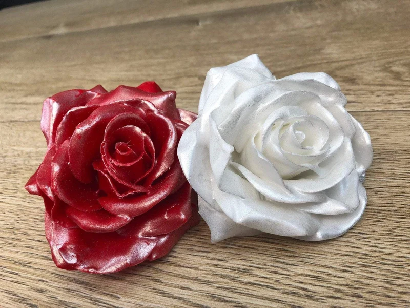 Grabschmuck Grabherz Wachsrose – würdevoll & langlebig