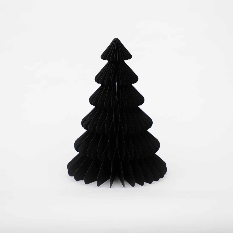 Paper tree - Foldable - Black - 25cm
