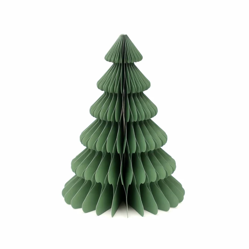 Paper tree - Foldable - Green - 25cm