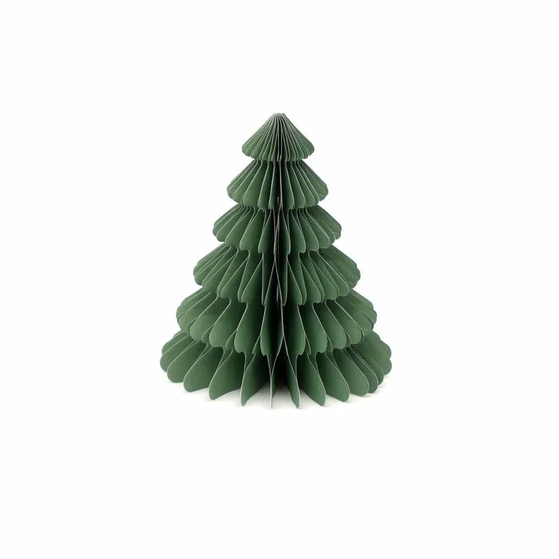 Paper tree - Foldable - Green - 15cm