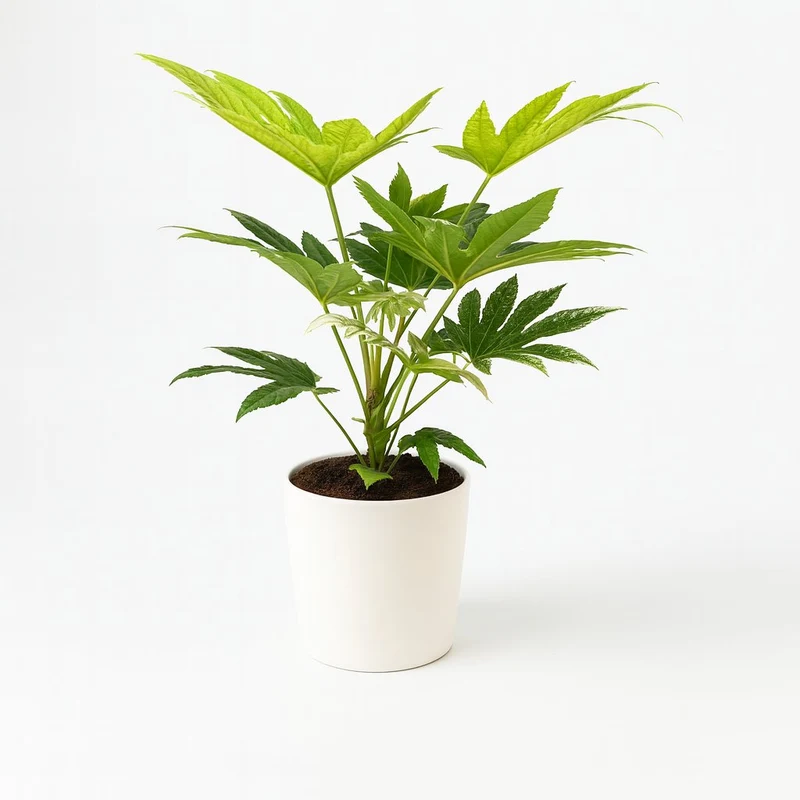 Fatsia Japonica Spider Web