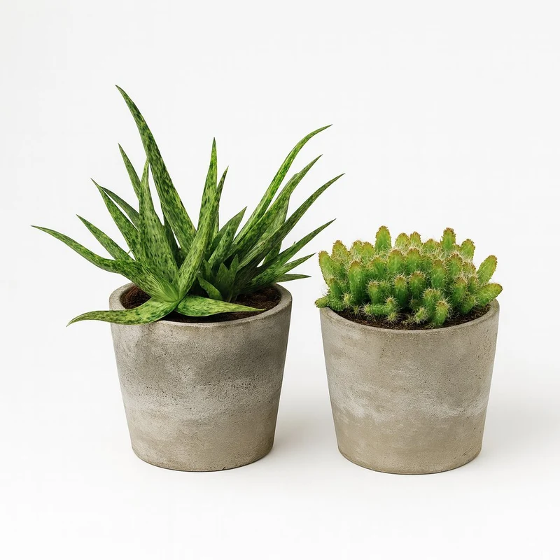 Aloe Spider und Hylocereus Undatus Duo - 2 Stück - 15cm