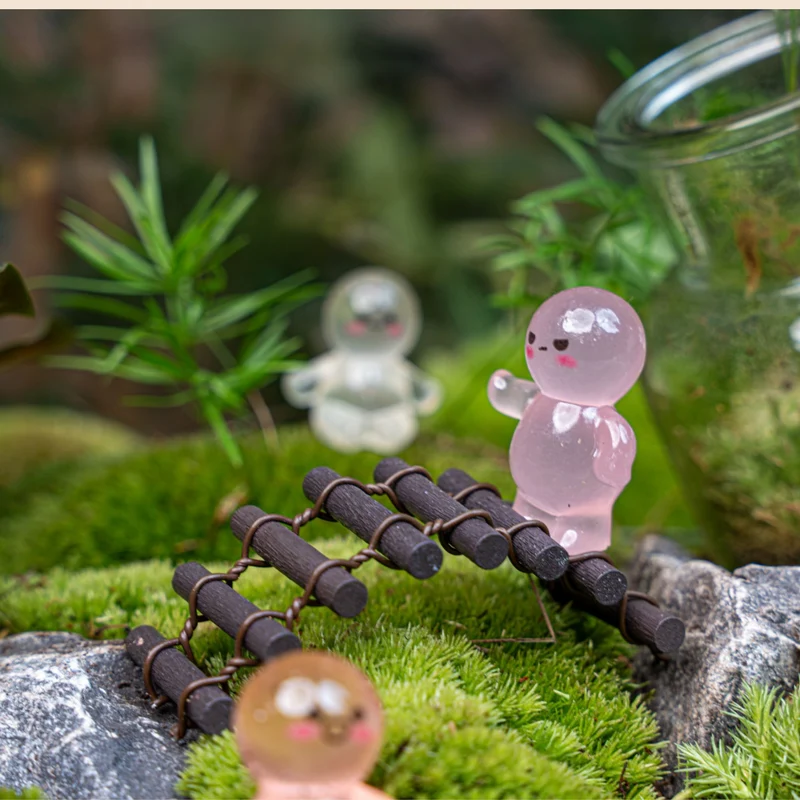 Bridge - Decorative mini bridge - Dark brown - 8 cm long