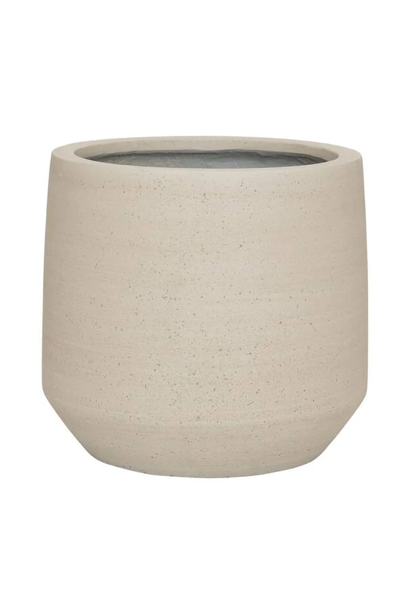 Pflanzkübel Harith Beige in Beton-Optik