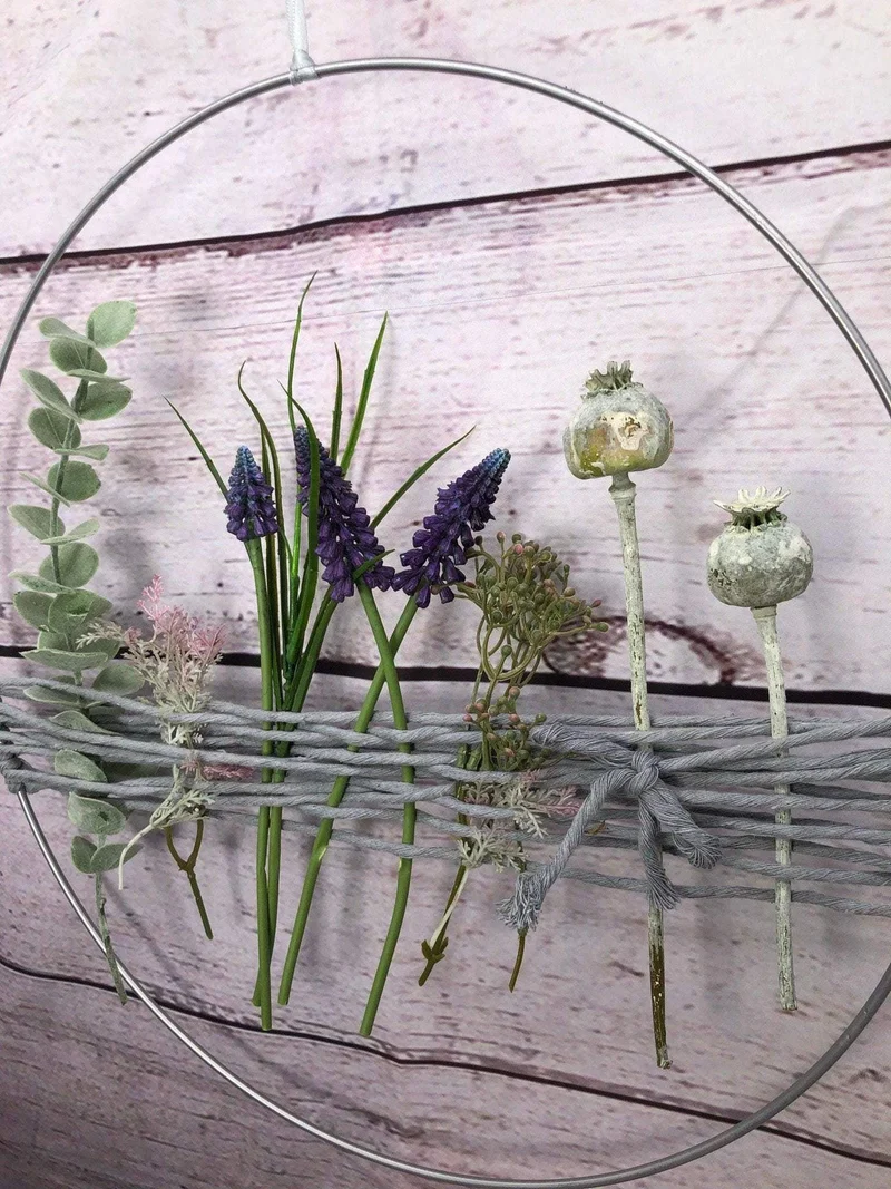 Trockenblumen Wandgirlande Eukalyptus – Fensterdeko langlebig – langle