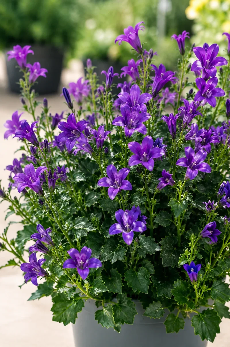 Glockenblume Campanula Ambella Violett – 3er-Set
