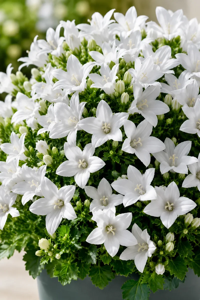 Glockenblume Campanula Ambella Weiß – 3er-Set
