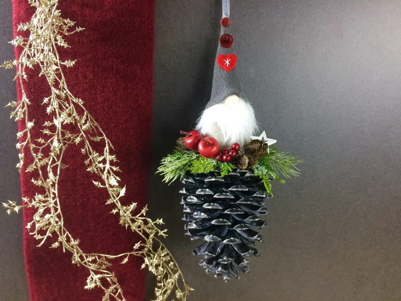 Wichtel Fensterdeko Weihnachten – dekoratives Set handgefertigt