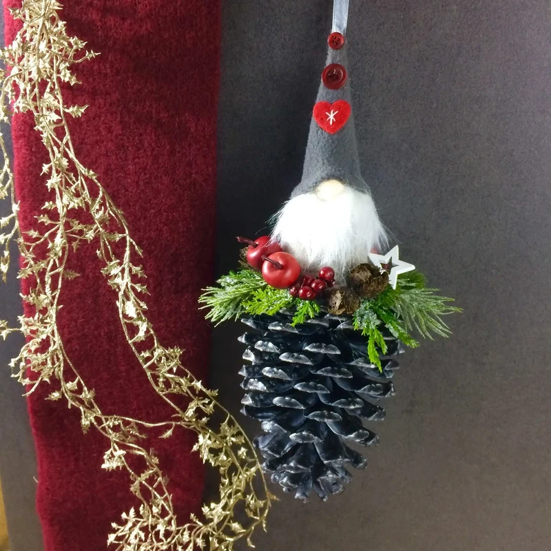 Wichtel Fensterdeko Weihnachten – dekoratives Set handgefertigt