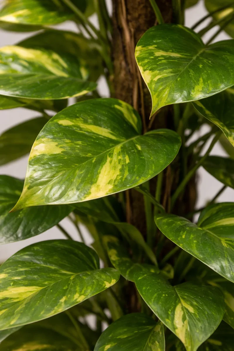 Goldene Efeutute mit Moosstab - Epipremnum Aureum