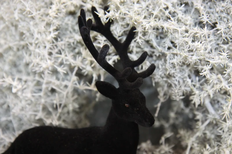 Türkranz Weihnachten Hirsch Zapfen – Wunschfarbe Tanne