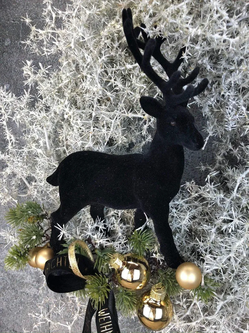 Türkranz Weihnachten Hirsch Zapfen – Wunschfarbe Tanne