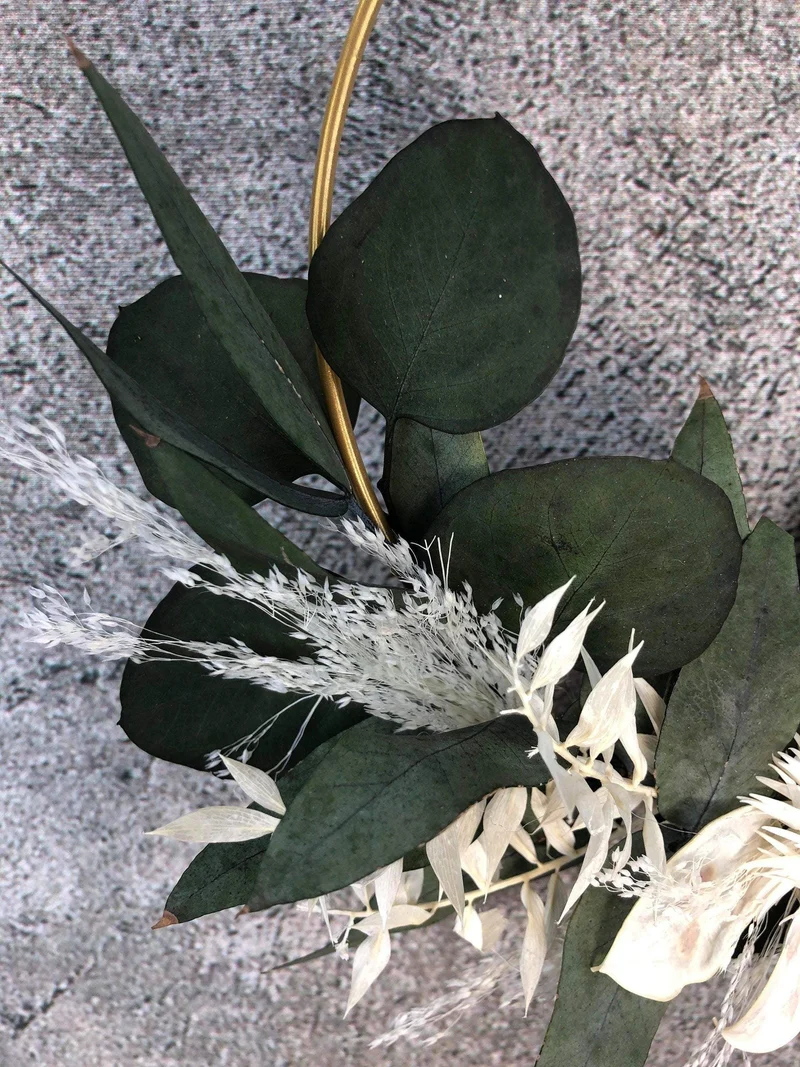 Pampasgras Trockenblumen Wandkranz – natur & stilvoll langlebig