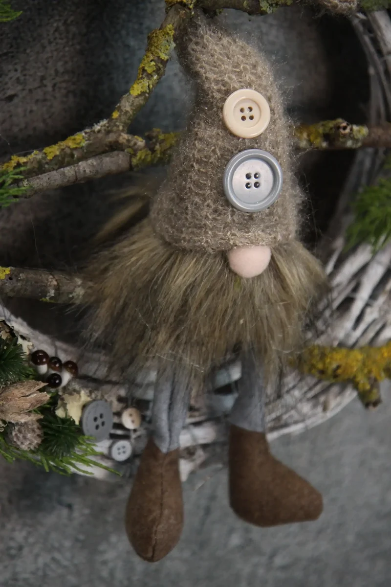 Türkranz Weihnachten Wichtel – festlich & mehrjährig