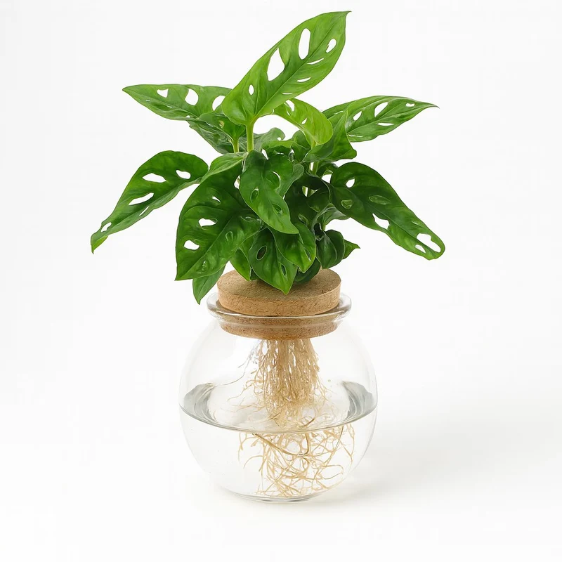 Monstera Adansonii im Bowlglas - 25cm