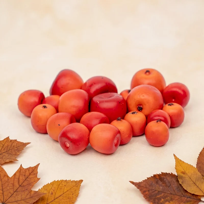 Apple Malus - 20pcs - 3-Sizes - Foam - Red - Orange