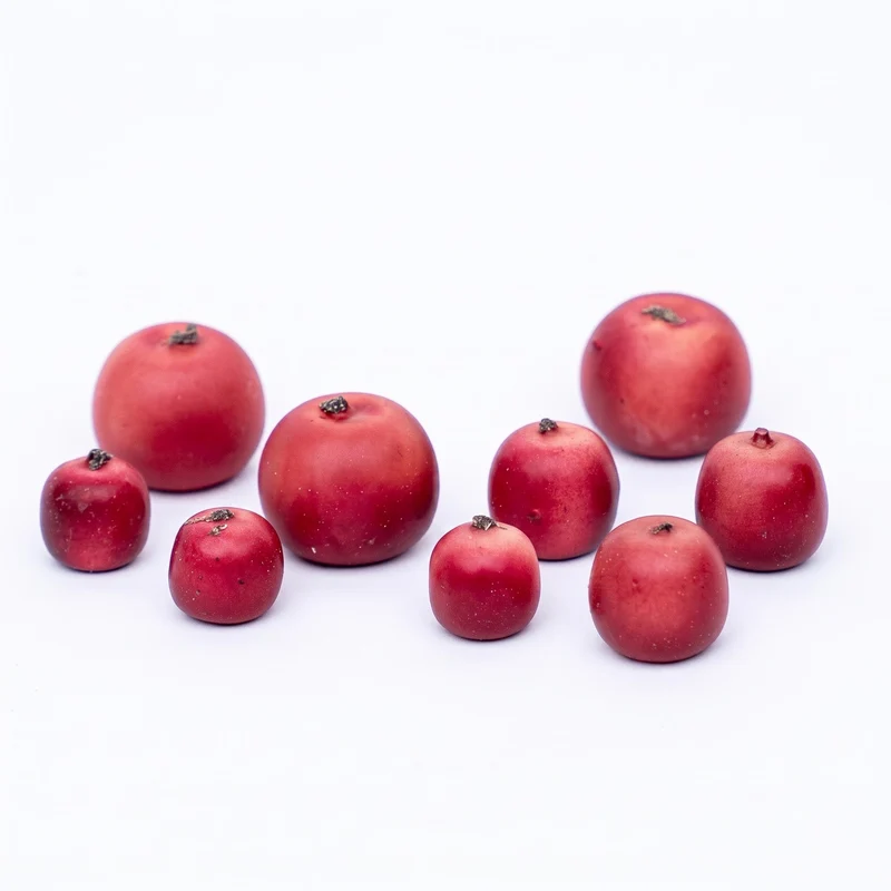 Apple Malus - 9pcs - 3-Sizes - Foam - Red