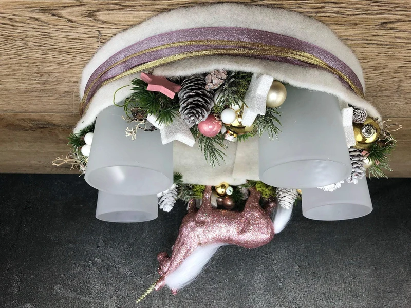 Adventskranz rund mit Einhorn – verspielt & mehrjährig