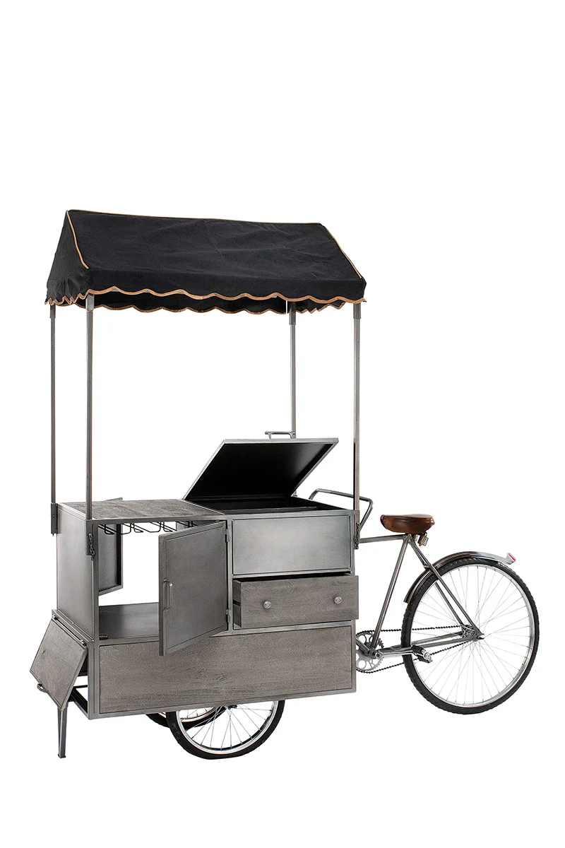 Weinregal, Büdchen, Fahrradmotiv