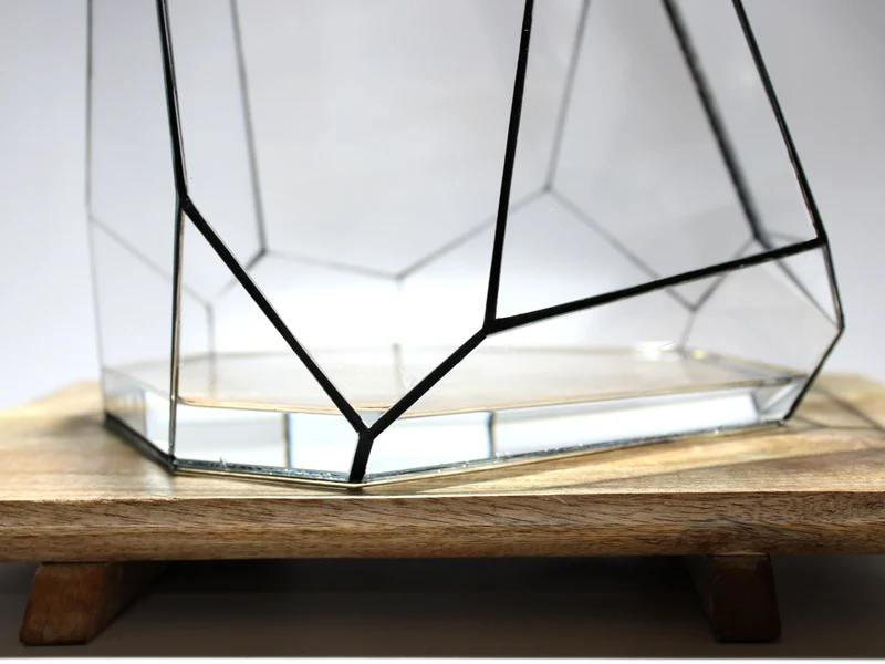 Geometric Terrarium - Torno - Vivarium - ↑ 28 x 26 x 24 cm (LxWxH) - Glass