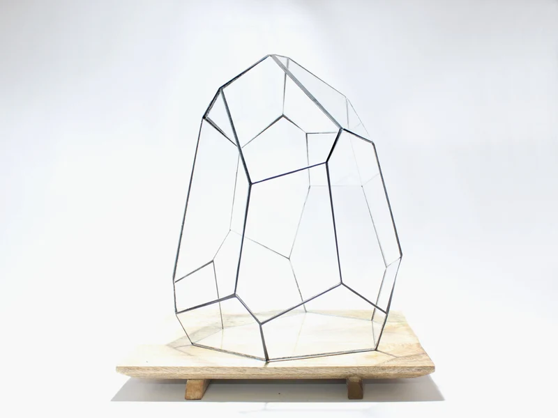 Geometric Terrarium - Stellar - Vivarium - 27x27x36 cm - Waterproof - Glass
