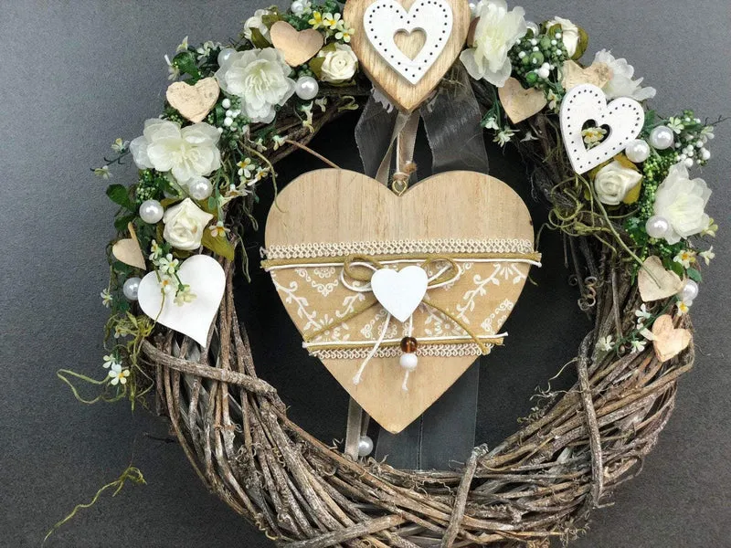 Herbstkranz Türdeko 26cm – handgefertigt warm & einladend