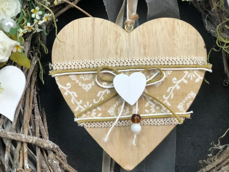 Herbstkranz Türdeko 26cm – handgefertigt warm & einladend