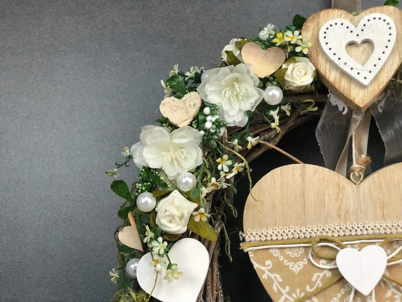 Herbstkranz Türdeko 26cm – handgefertigt warm & einladend