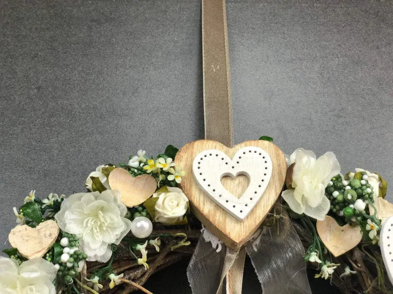 Herbstkranz Türdeko 26cm – handgefertigt warm & einladend