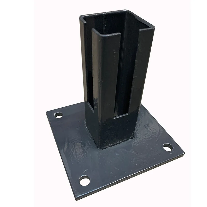 Hadra Montagefuß für Zaunpfosten 60 x 60 mm