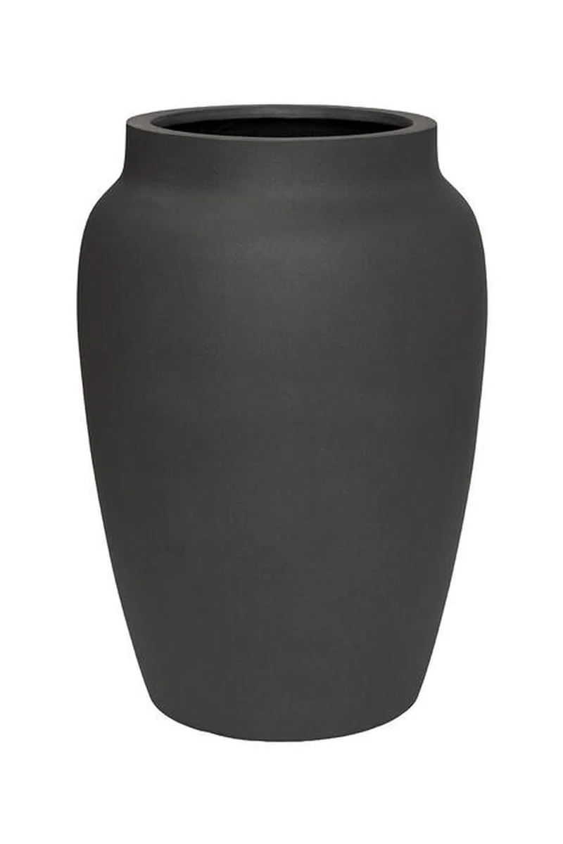 Großer Pflanzkübel Hera Grau aus Fiberstone