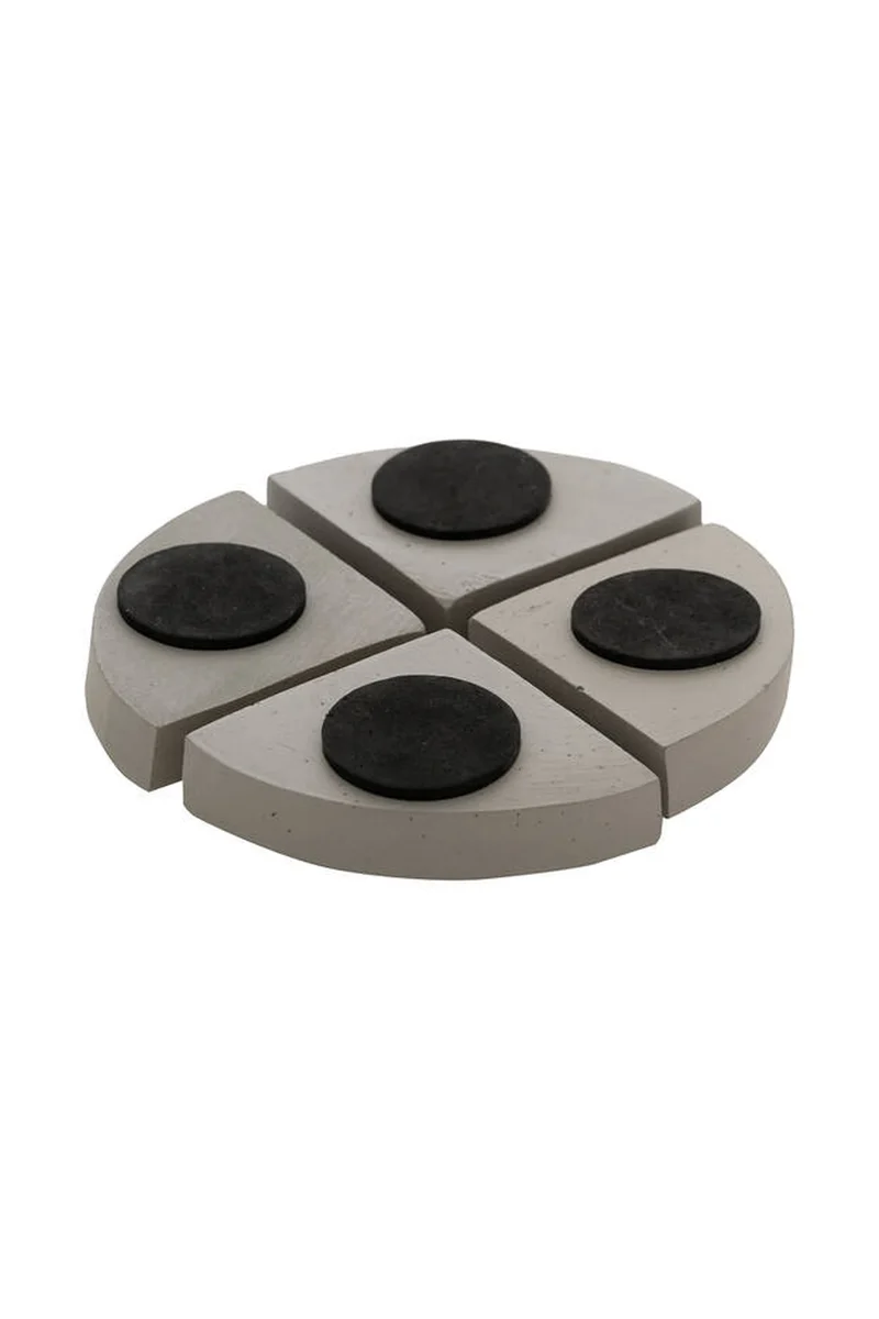 Pot Feet Untersetzer Clouded Grau