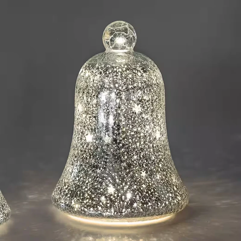 LED Deko Glocke H: 17cm