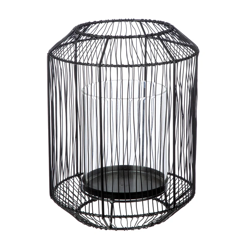 GILDE Windlicht „Wire“ H: 23cm