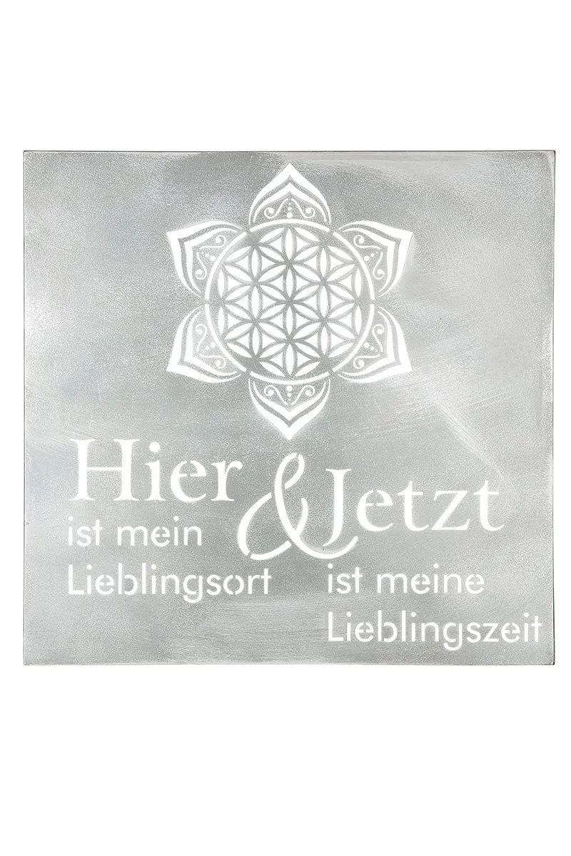 Wandrelief quadratisch „Mandala“ 60 x 60cm