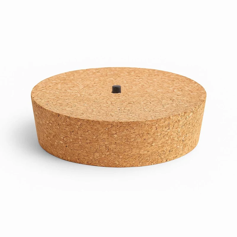 Cork with led Large - Terrarium cork with light - Customizable - 13.2 x 11.9 x 3.5 cm