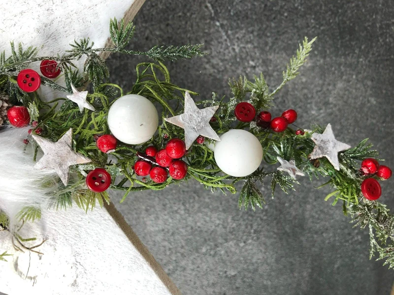 Fensterschmuck Stern 40cm mit Wichtel – Weihnachtsdeko LED Wunschfarbe