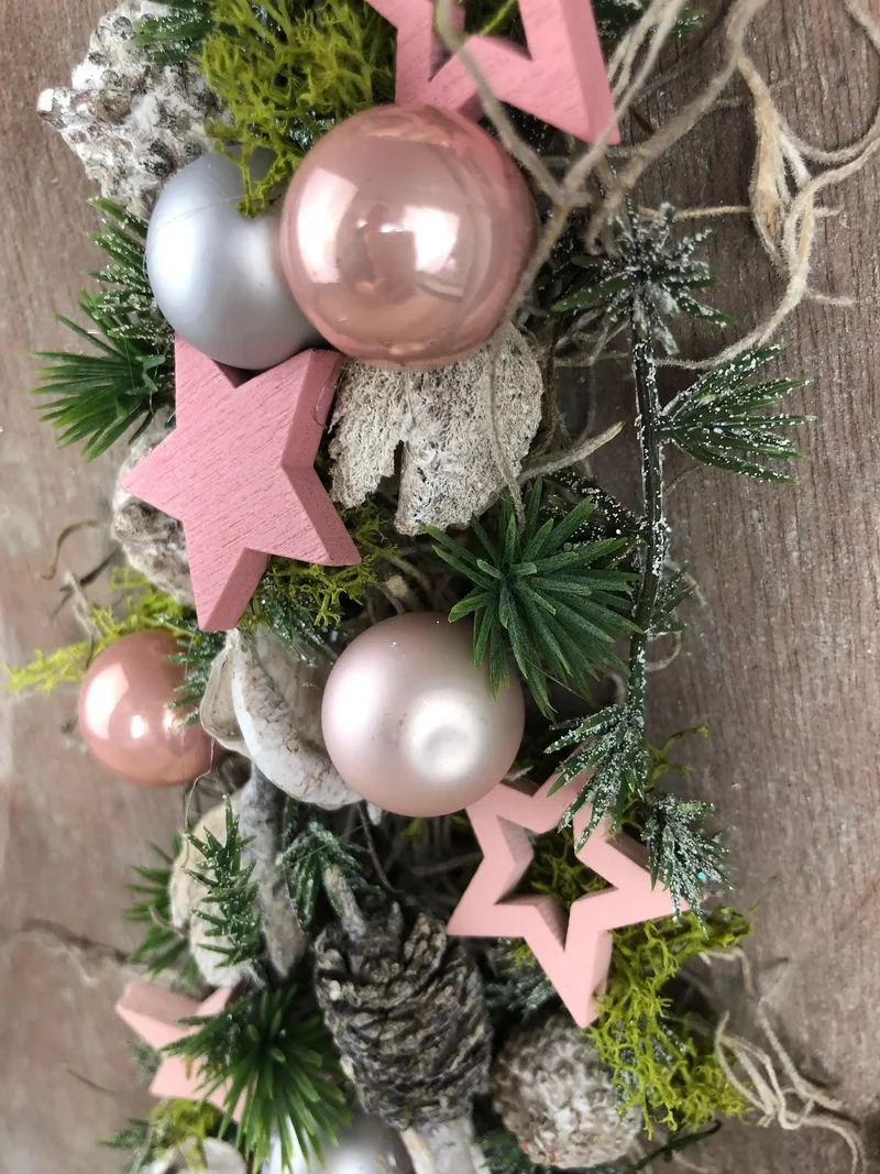 Weihnachtskranz mit Tannenbaum – Türkranz Weihnachten Tanne