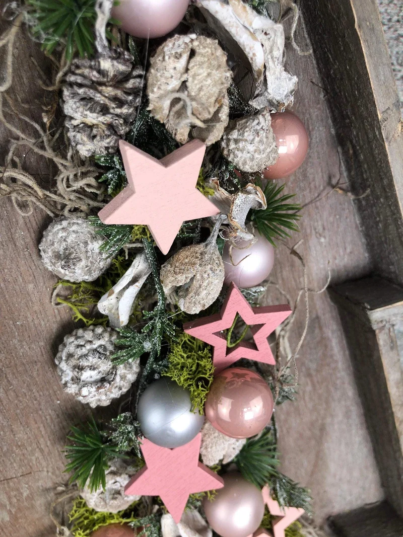 Weihnachtskranz mit Tannenbaum – Türkranz Weihnachten Tanne