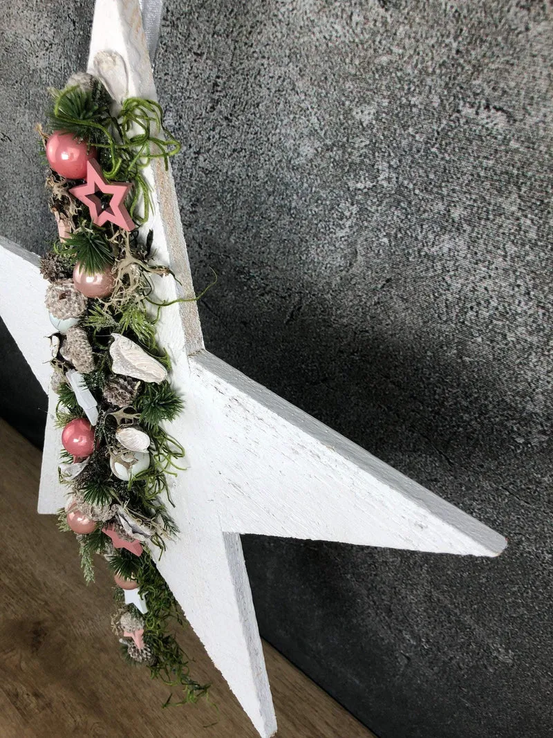 Fensterschmuck Stern 40cm – Weihnachtsdeko mit LED optional